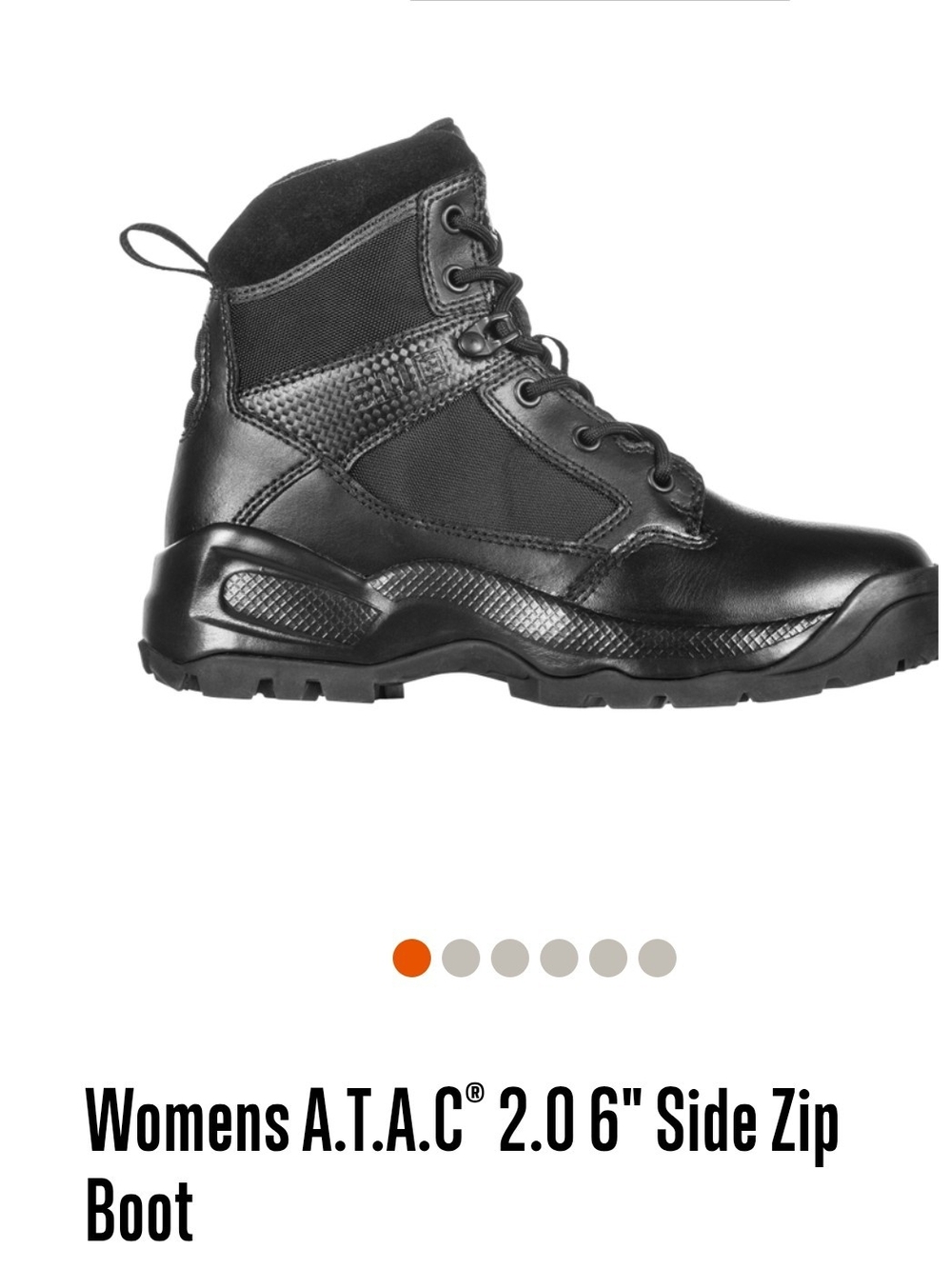 5.11 Tactical Women's Black Ankle Boots